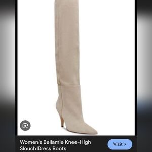iSO Steve Madden Bellamie Over the Knee Boots - Cream